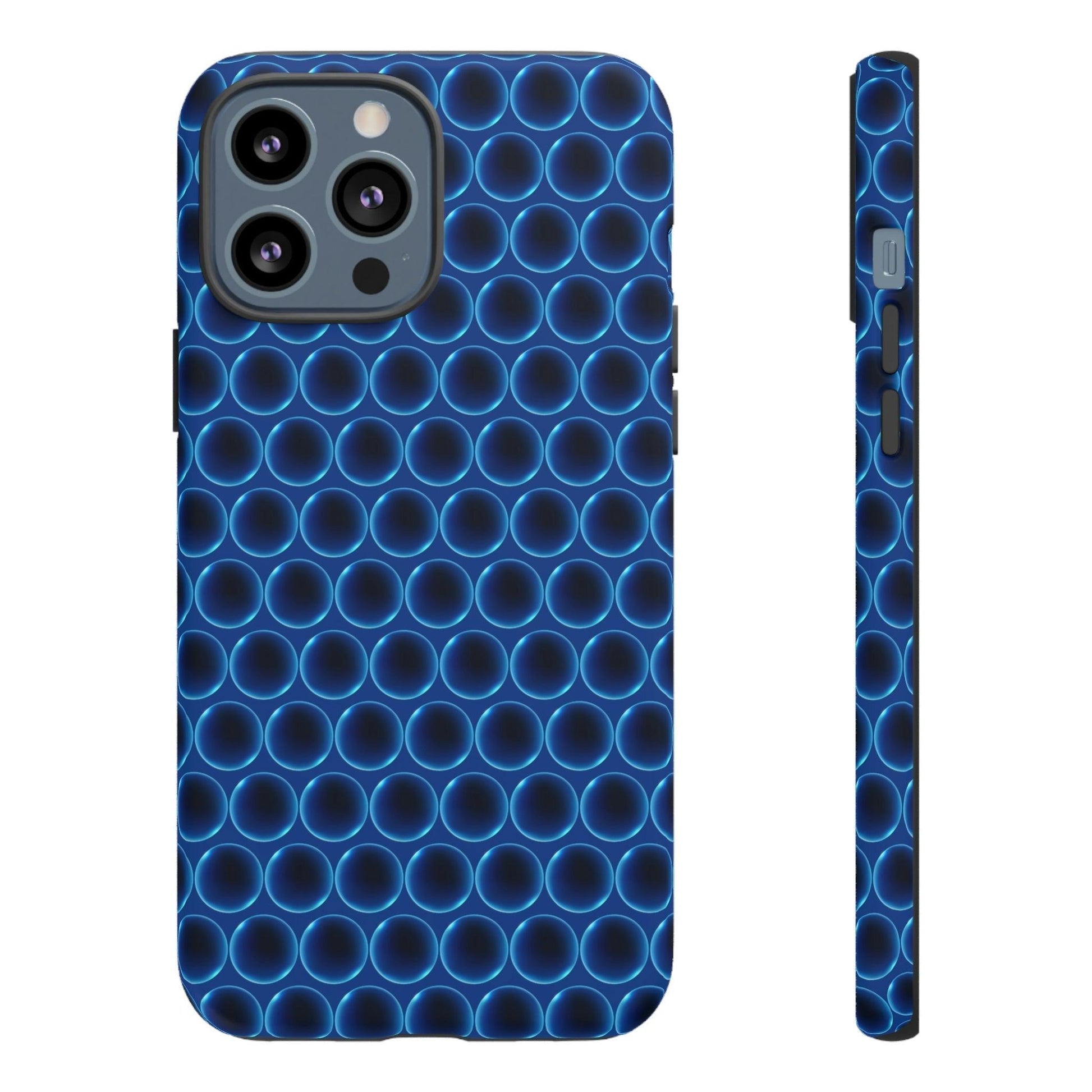 Phone Case-BLUE LATHER | Tough-iPhone 13 Pro Max-Matte-PhoneCaseBoss-Phone-Best-Phone-Cases