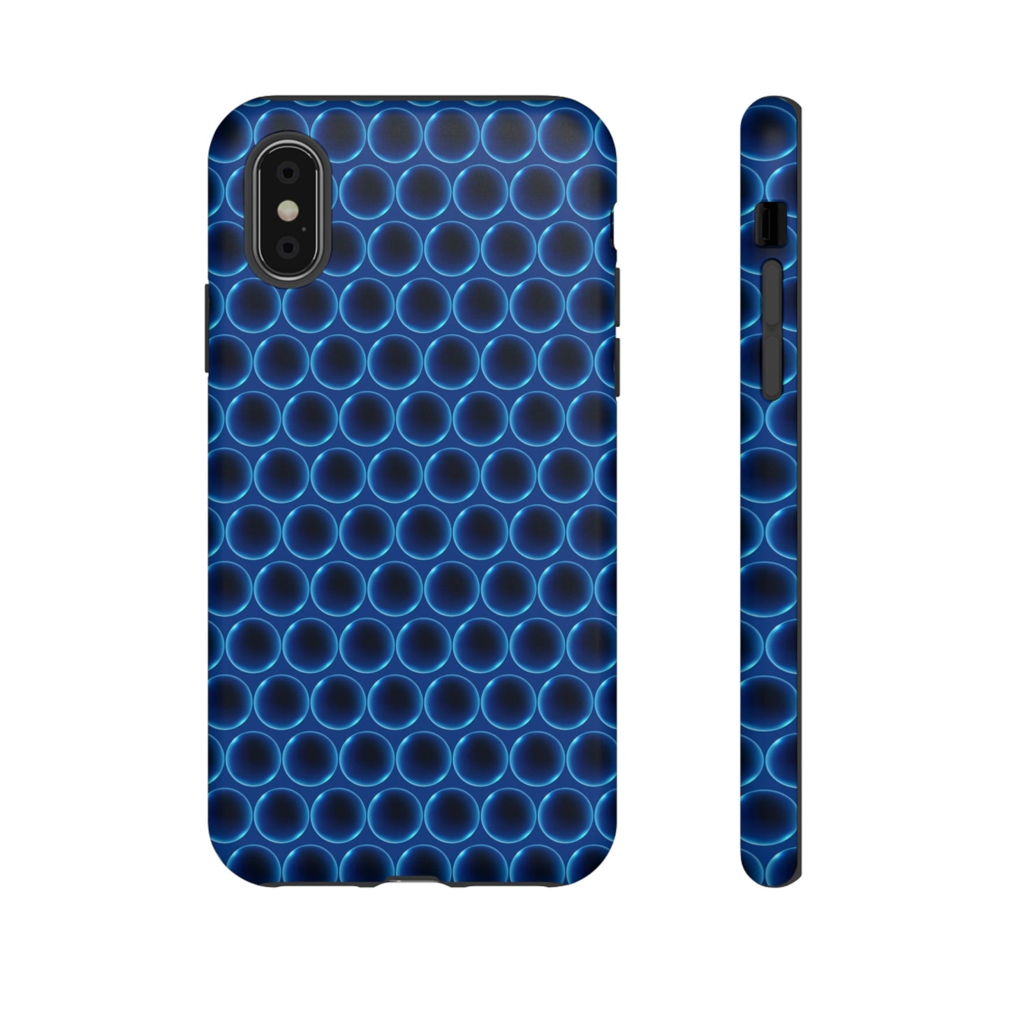 Phone Case-BLUE LATHER | Tough-iPhone XS-Matte-PhoneCaseBoss-Phone-Best-Phone-Cases