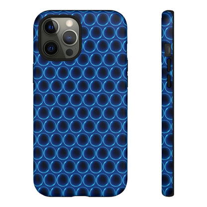 Phone Case-BLUE LATHER | Tough-iPhone 12 Pro Max-Matte-PhoneCaseBoss-Phone-Best-Phone-Cases