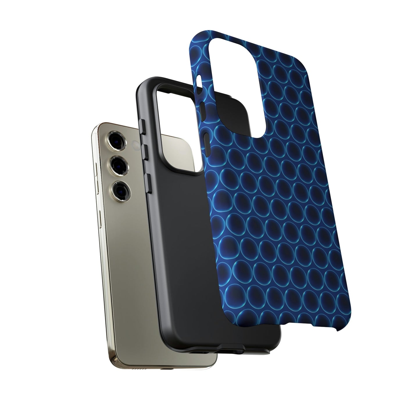 Phone Case-BLUE LATHER | Tough-PhoneCaseBoss-Phone-Best-Phone-Cases