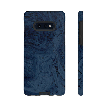 Phone Case-BLUE MARBLE | Tough-Samsung Galaxy S10E-Glossy-PhoneCaseBoss-Phone-Best-Phone-Cases