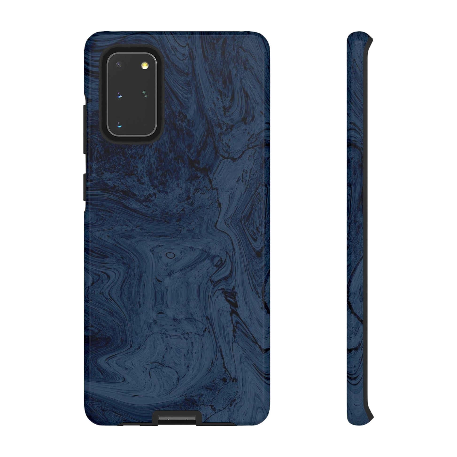 Phone Case-BLUE MARBLE | Tough-Samsung Galaxy S20+-Glossy-PhoneCaseBoss-Phone-Best-Phone-Cases