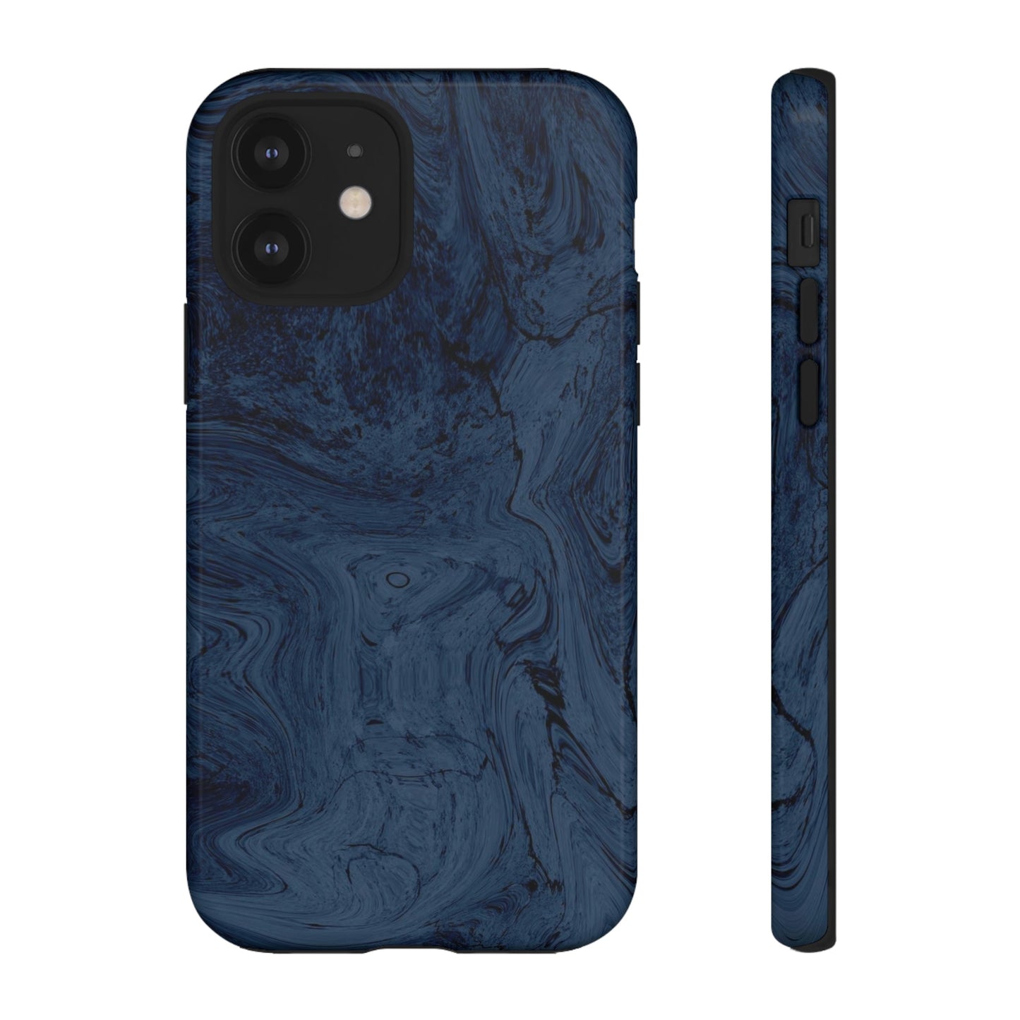 Phone Case-BLUE MARBLE | Tough-iPhone 12-Glossy-PhoneCaseBoss-Phone-Best-Phone-Cases