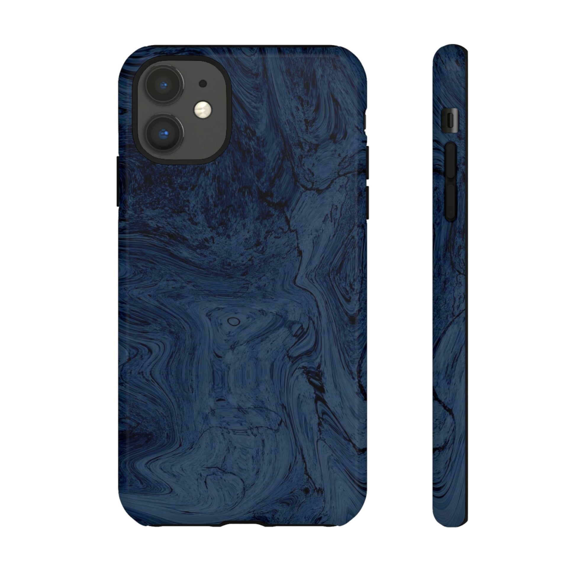 Phone Case-BLUE MARBLE | Tough-iPhone 11-Glossy-PhoneCaseBoss-Phone-Best-Phone-Cases