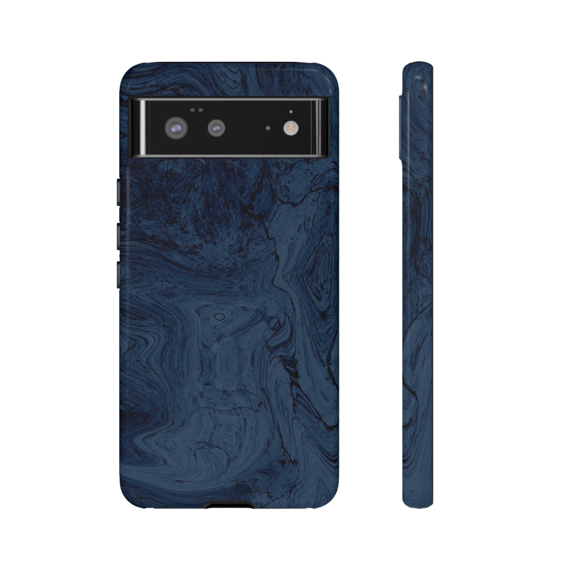 Phone Case-BLUE MARBLE | Tough-Google Pixel 6-Glossy-PhoneCaseBoss-Phone-Best-Phone-Cases