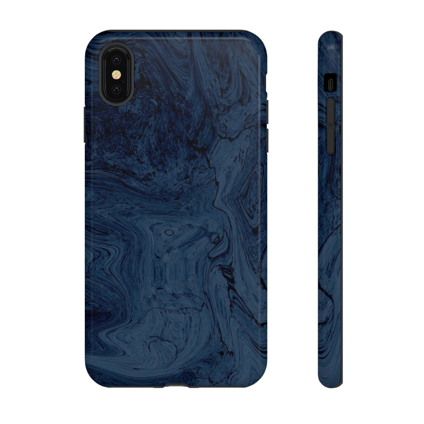 Phone Case-BLUE MARBLE | Tough-iPhone XS MAX-Glossy-PhoneCaseBoss-Phone-Best-Phone-Cases