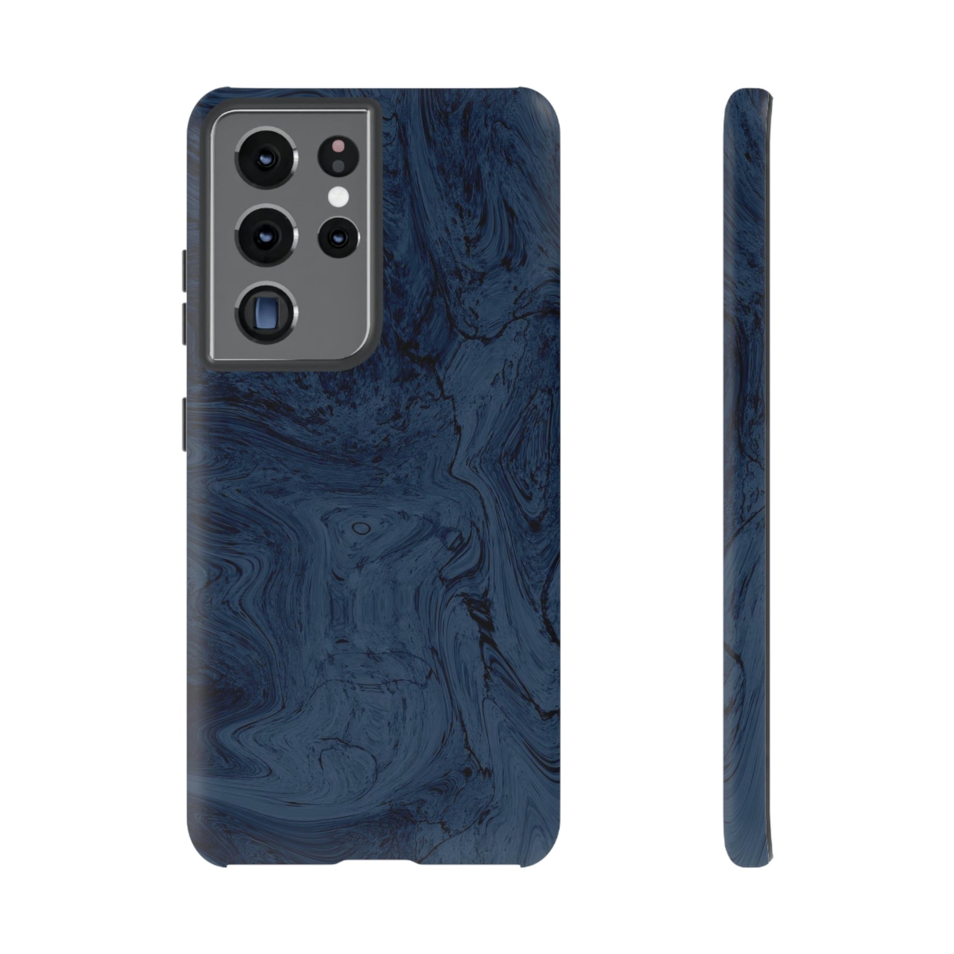 Phone Case-BLUE MARBLE | Tough-Samsung Galaxy S21 Ultra-Matte-PhoneCaseBoss-Phone-Best-Phone-Cases