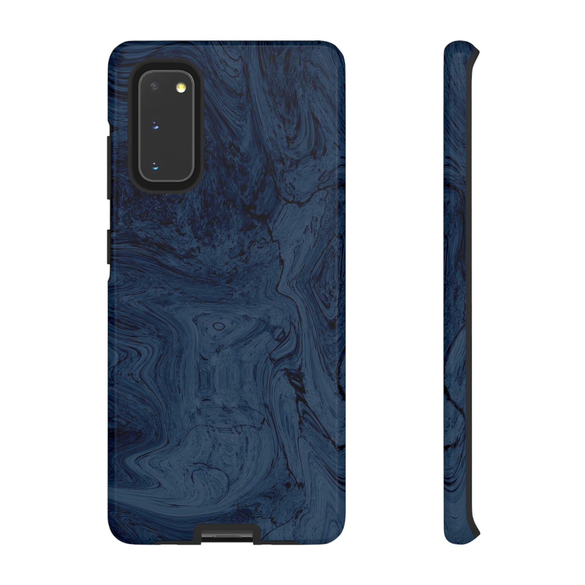 Phone Case-BLUE MARBLE | Tough-Samsung Galaxy S20-Glossy-PhoneCaseBoss-Phone-Best-Phone-Cases