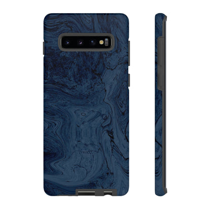 Phone Case-BLUE MARBLE | Tough-Samsung Galaxy S10 Plus-Matte-PhoneCaseBoss-Phone-Best-Phone-Cases