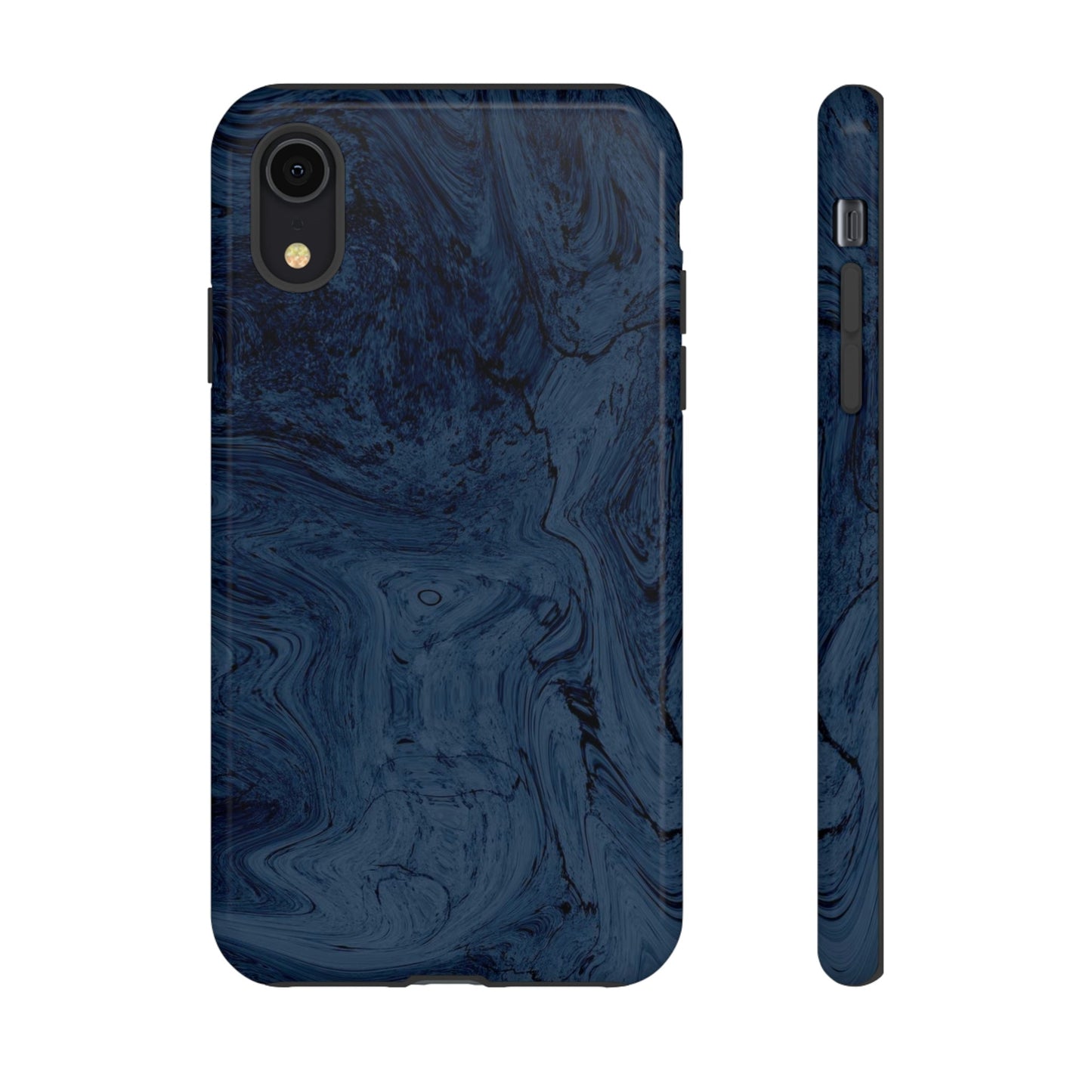 Phone Case-BLUE MARBLE | Tough-iPhone XR-Glossy-PhoneCaseBoss-Phone-Best-Phone-Cases