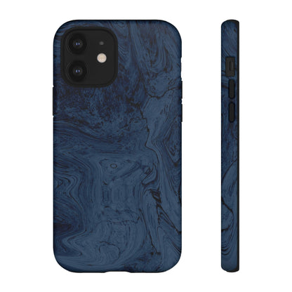 Phone Case-BLUE MARBLE | Tough-iPhone 12-Matte-PhoneCaseBoss-Phone-Best-Phone-Cases