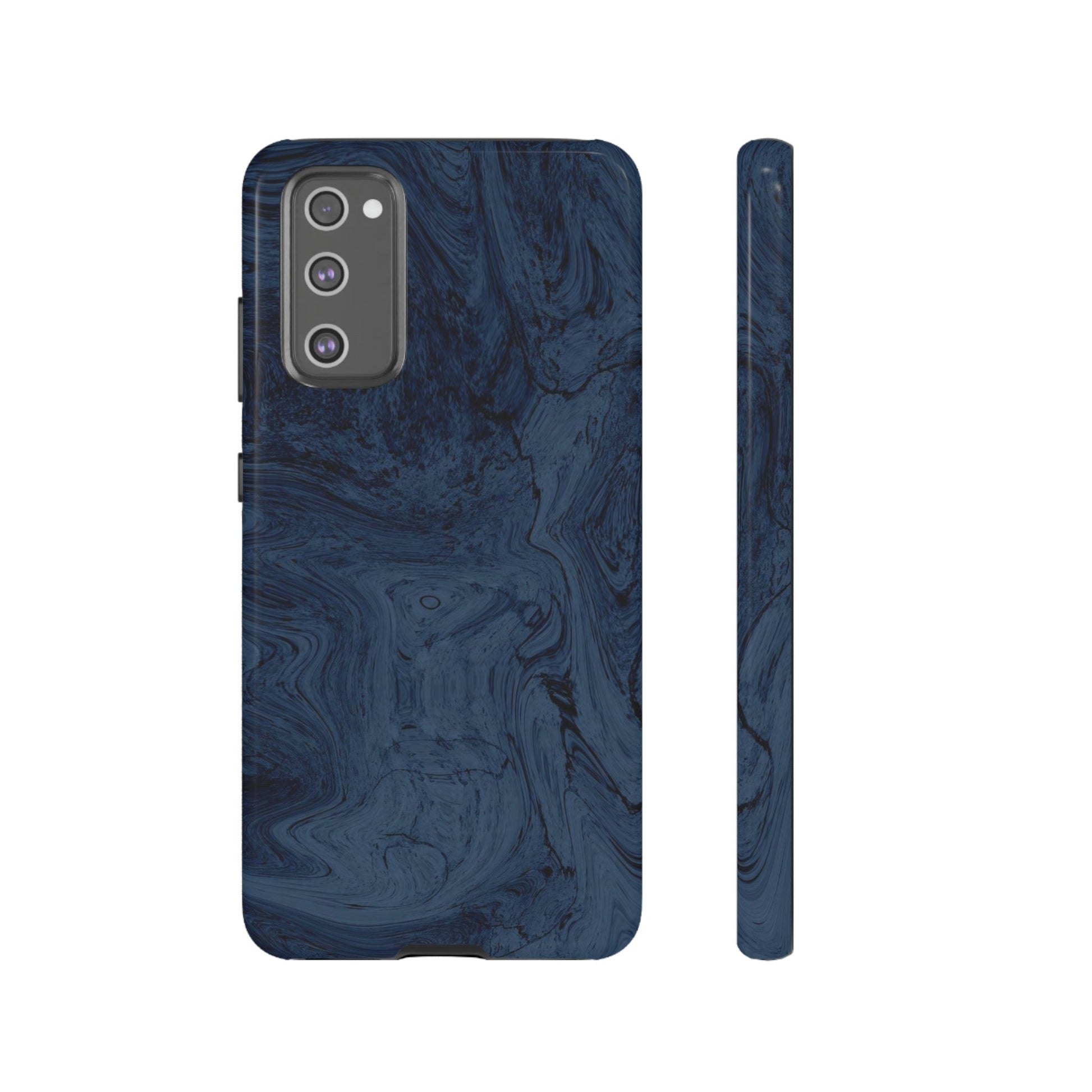 Phone Case-BLUE MARBLE | Tough-Samsung Galaxy S20 FE-Glossy-PhoneCaseBoss-Phone-Best-Phone-Cases