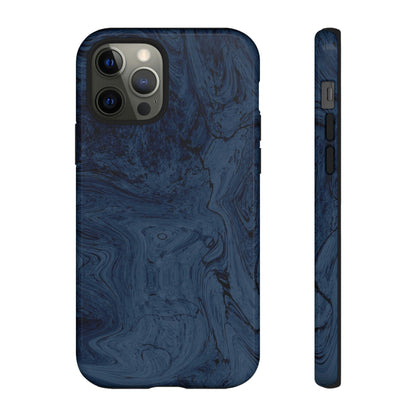 Phone Case-BLUE MARBLE | Tough-iPhone 12 Pro-Glossy-PhoneCaseBoss-Phone-Best-Phone-Cases