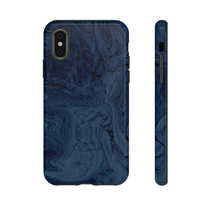 Phone Case-BLUE MARBLE | Tough-iPhone X-Glossy-PhoneCaseBoss-Phone-Best-Phone-Cases