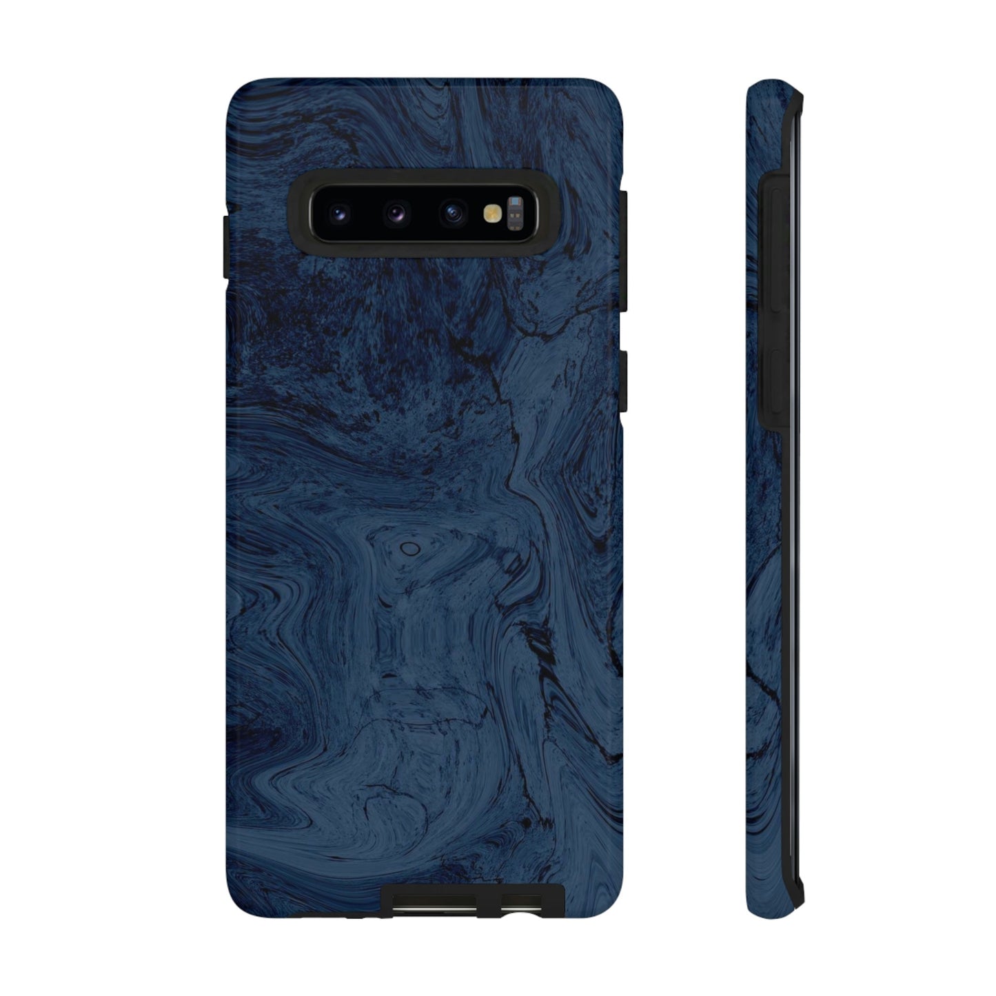 Phone Case-BLUE MARBLE | Tough-Samsung Galaxy S10-Glossy-PhoneCaseBoss-Phone-Best-Phone-Cases