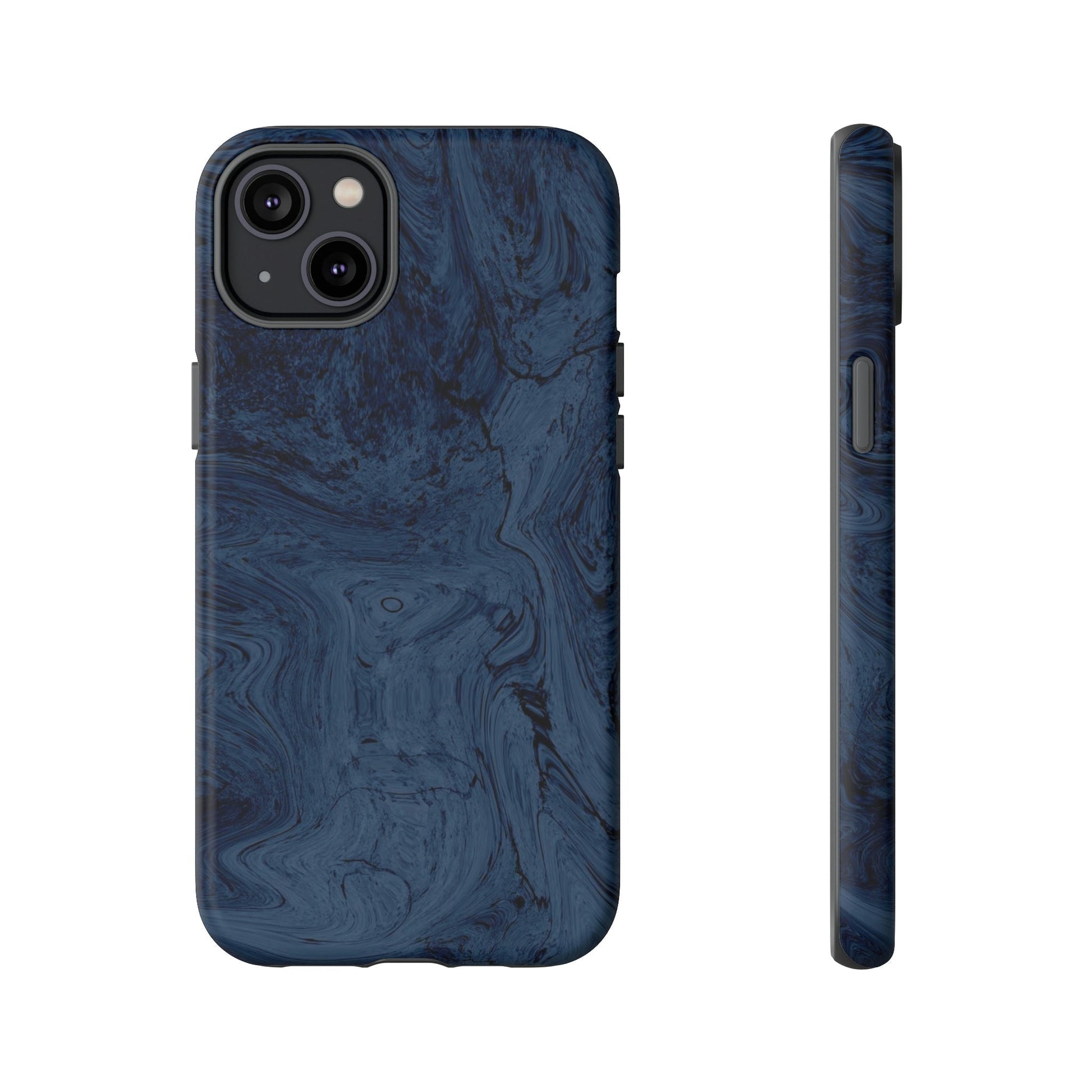 Phone Case-BLUE MARBLE | Tough-iPhone 14 Plus-Matte-PhoneCaseBoss-Phone-Best-Phone-Cases