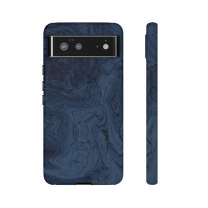 Phone Case-BLUE MARBLE | Tough-Google Pixel 6-Matte-PhoneCaseBoss-Phone-Best-Phone-Cases