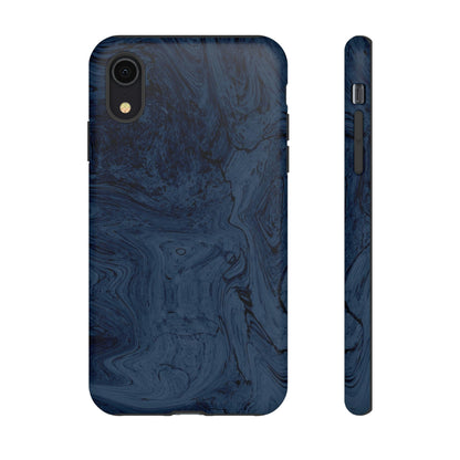 Phone Case-BLUE MARBLE | Tough-iPhone XR-Matte-PhoneCaseBoss-Phone-Best-Phone-Cases