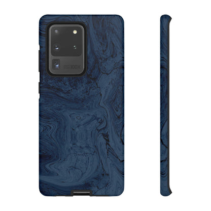 Phone Case-BLUE MARBLE | Tough-Samsung Galaxy S20 Ultra-Matte-PhoneCaseBoss-Phone-Best-Phone-Cases