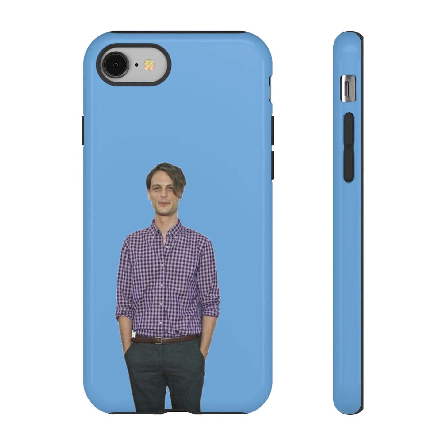 Phone Case-BLUE MGG | Tough-iPhone 8-Glossy-PhoneCaseBoss-Phone-Best-Phone-Cases