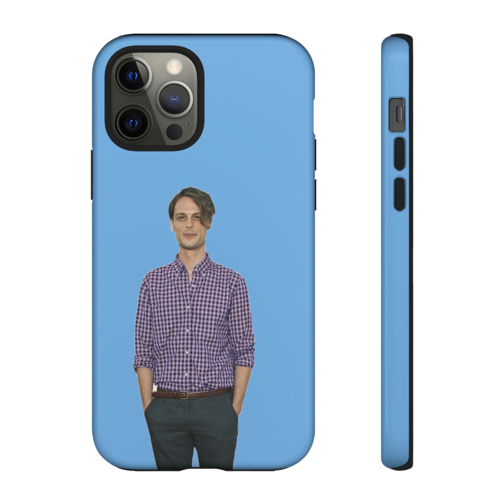 Phone Case-BLUE MGG | Tough-iPhone 12 Pro-Glossy-PhoneCaseBoss-Phone-Best-Phone-Cases