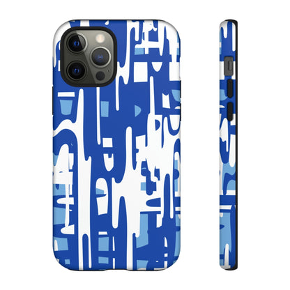 Phone Case-BLUE PAINTS | Tough-iPhone 12 Pro-Matte-PhoneCaseBoss-Phone-Best-Phone-Cases