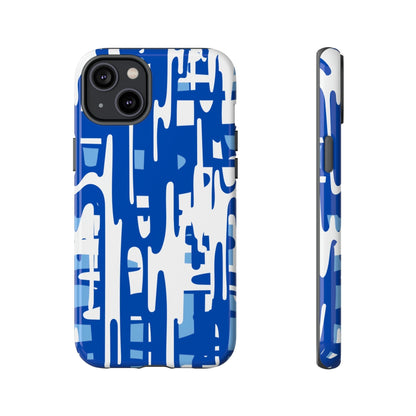 Phone Case-BLUE PAINTS | Tough-iPhone 14 Plus-Glossy-PhoneCaseBoss-Phone-Best-Phone-Cases