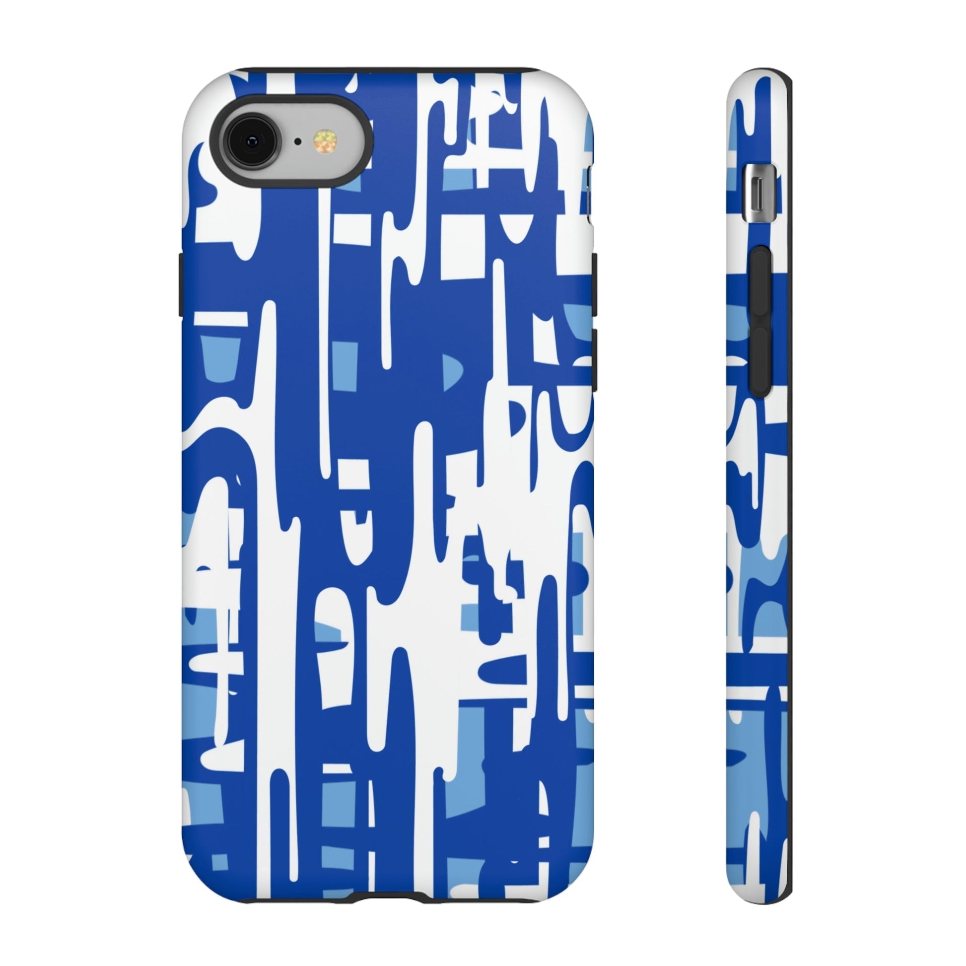 Phone Case-BLUE PAINTS | Tough-iPhone 8-Matte-PhoneCaseBoss-Phone-Best-Phone-Cases