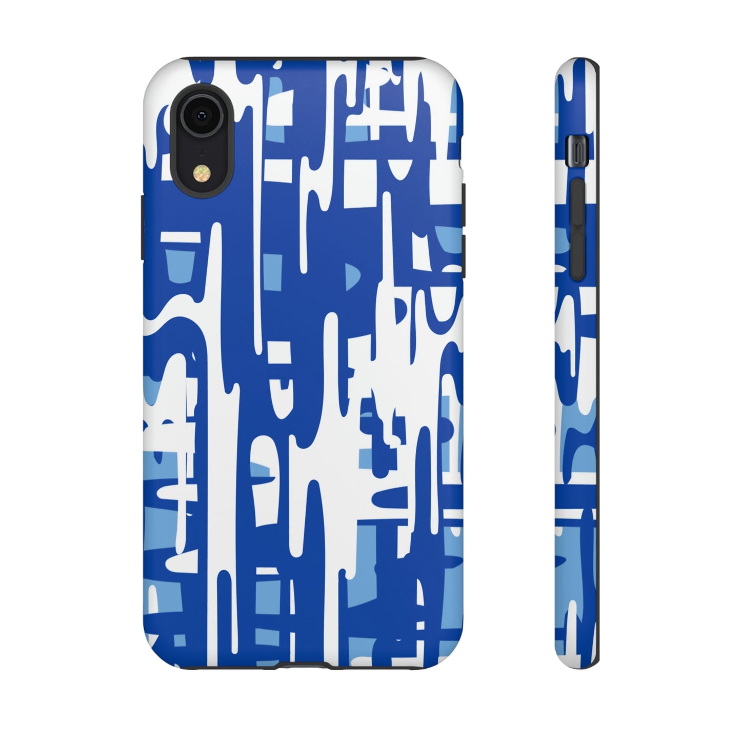 Phone Case-BLUE PAINTS | Tough-iPhone XR-Matte-PhoneCaseBoss-Phone-Best-Phone-Cases