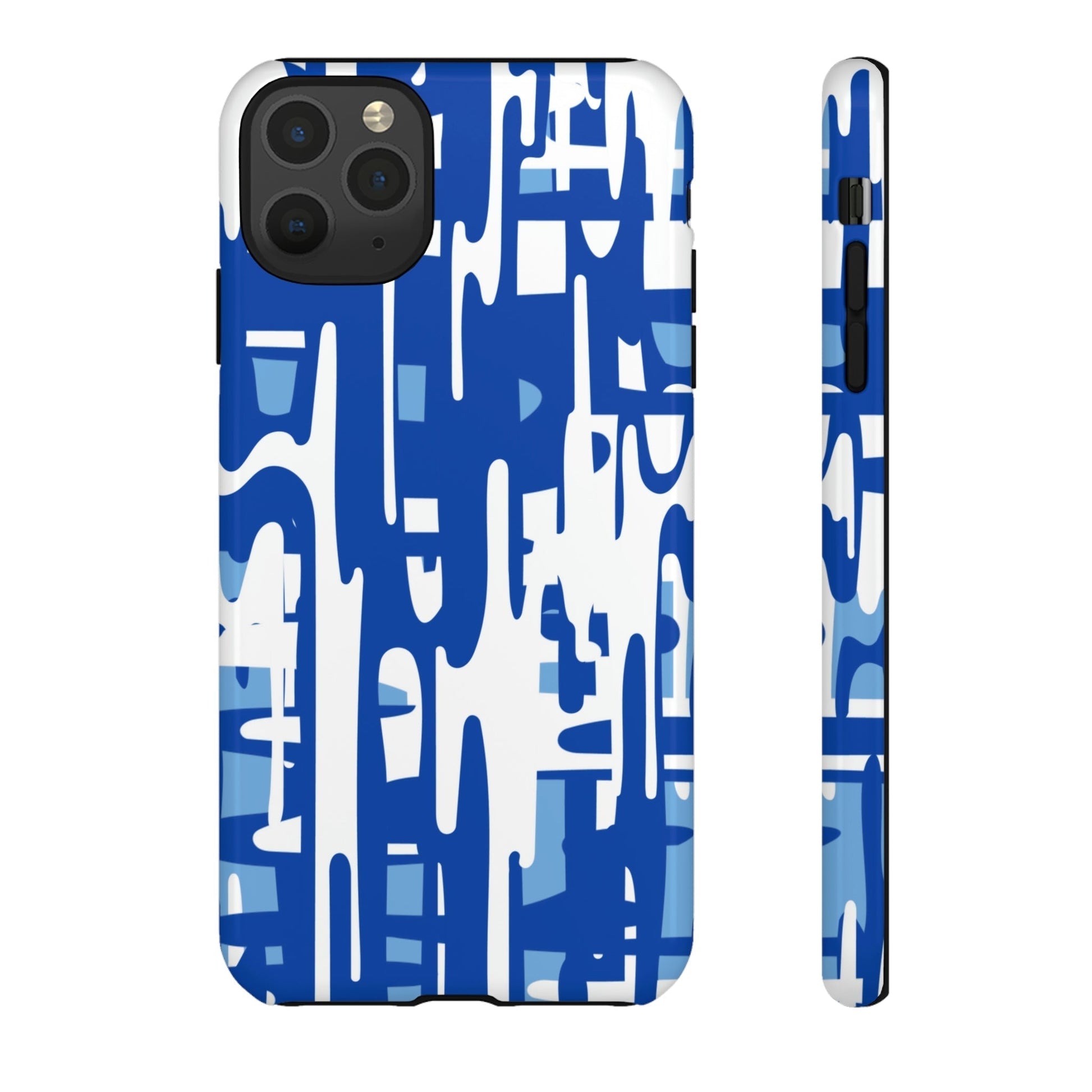 Phone Case-BLUE PAINTS | Tough-iPhone 11 Pro Max-Glossy-PhoneCaseBoss-Phone-Best-Phone-Cases