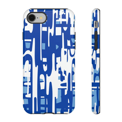 Phone Case-BLUE PAINTS | Tough-iPhone 8-Glossy-PhoneCaseBoss-Phone-Best-Phone-Cases