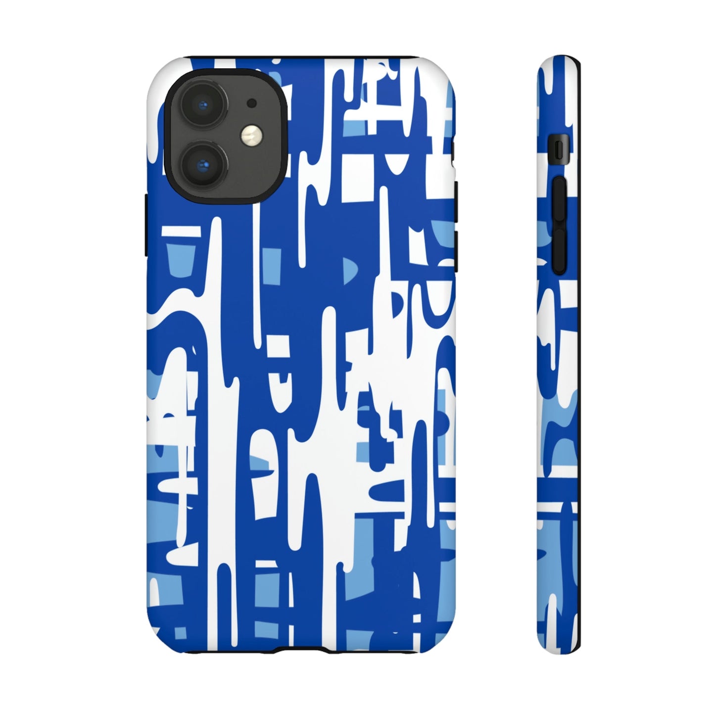 Phone Case-BLUE PAINTS | Tough-iPhone 11-Matte-PhoneCaseBoss-Phone-Best-Phone-Cases