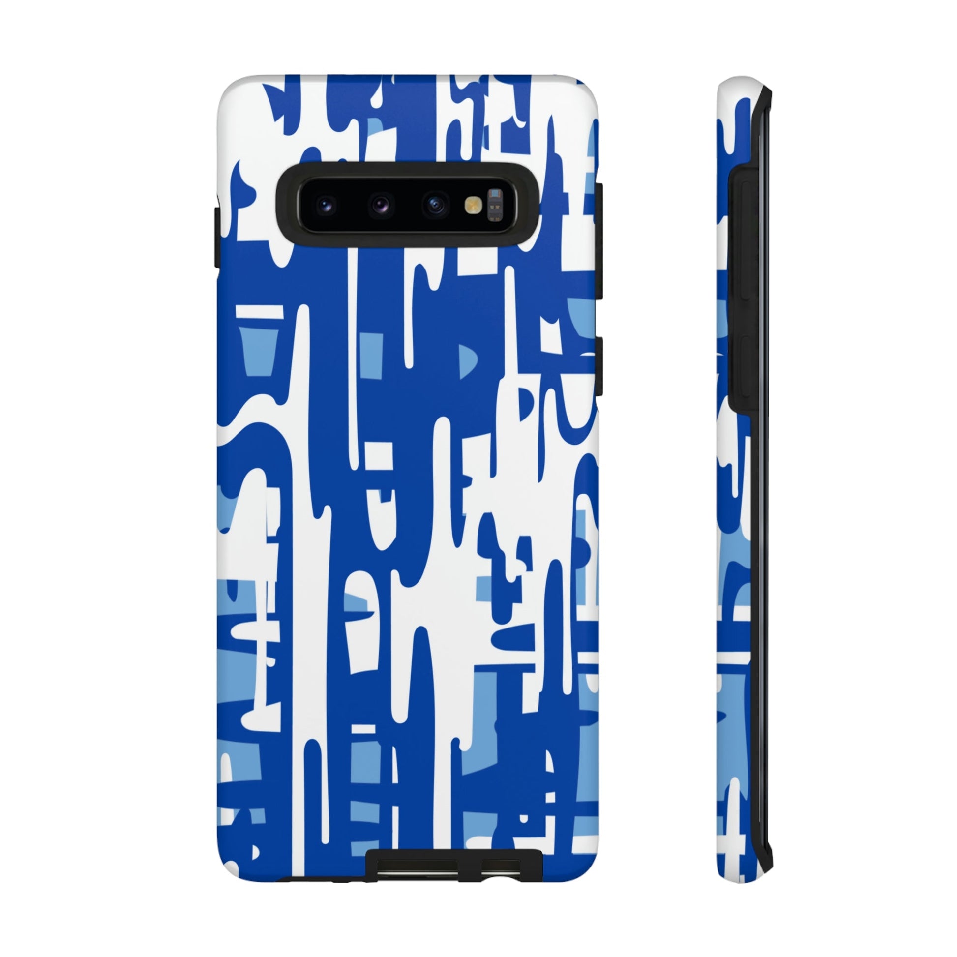 Phone Case-BLUE PAINTS | Tough-Samsung Galaxy S10-Matte-PhoneCaseBoss-Phone-Best-Phone-Cases