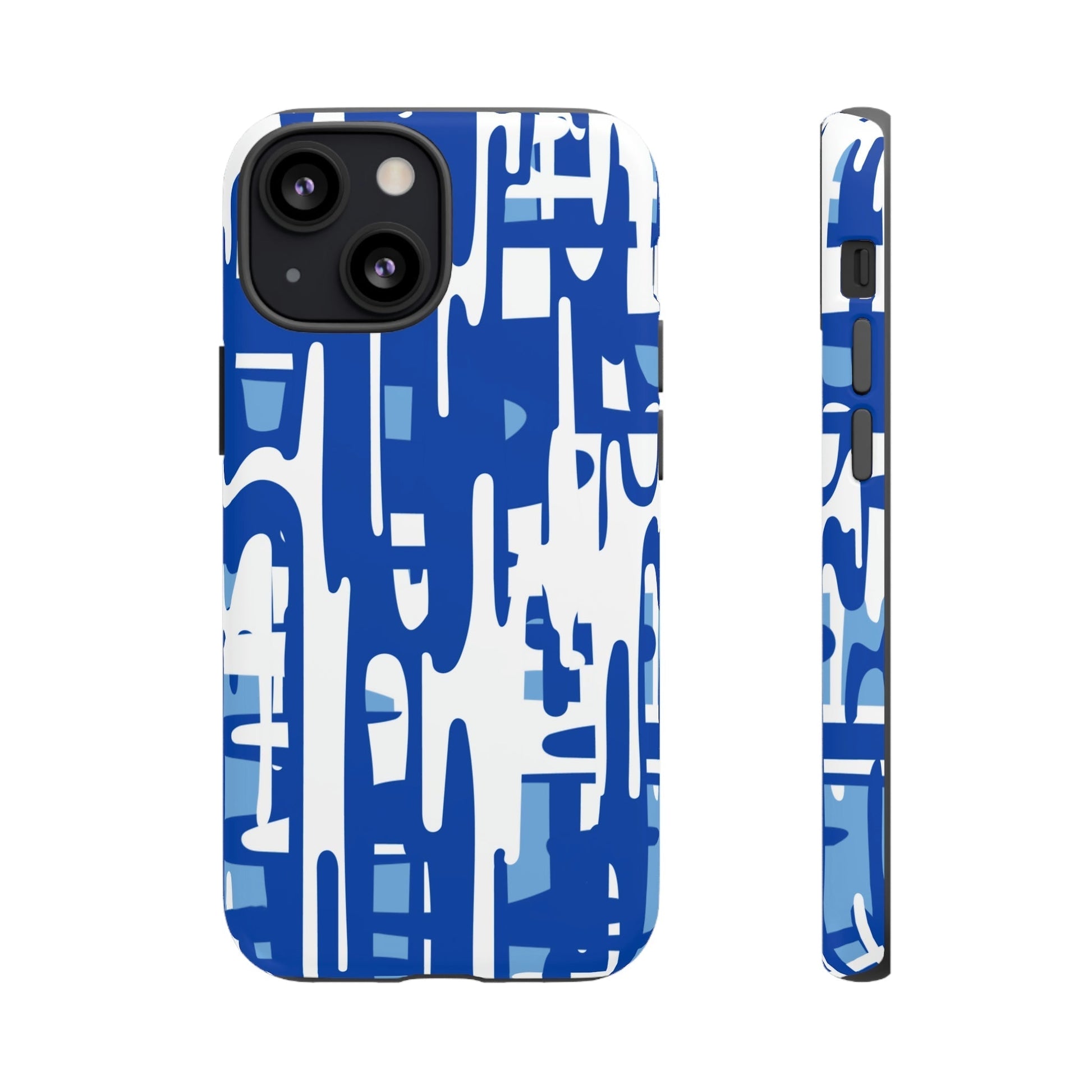 Phone Case-BLUE PAINTS | Tough-iPhone 13 Mini-Matte-PhoneCaseBoss-Phone-Best-Phone-Cases