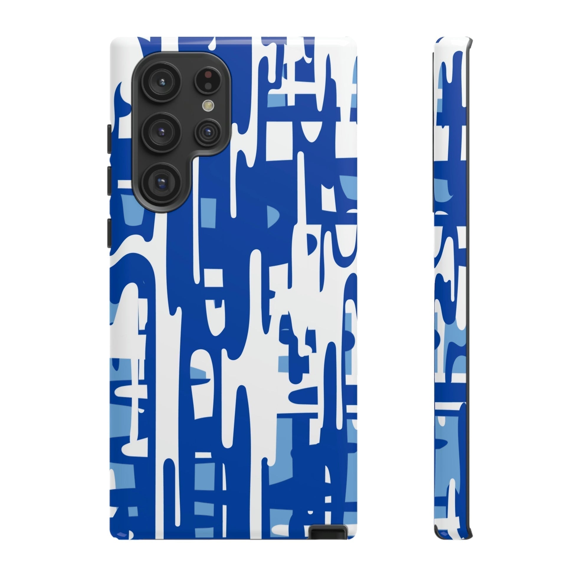 Phone Case-BLUE PAINTS | Tough-Samsung Galaxy S22 Ultra-Glossy-PhoneCaseBoss-Phone-Best-Phone-Cases