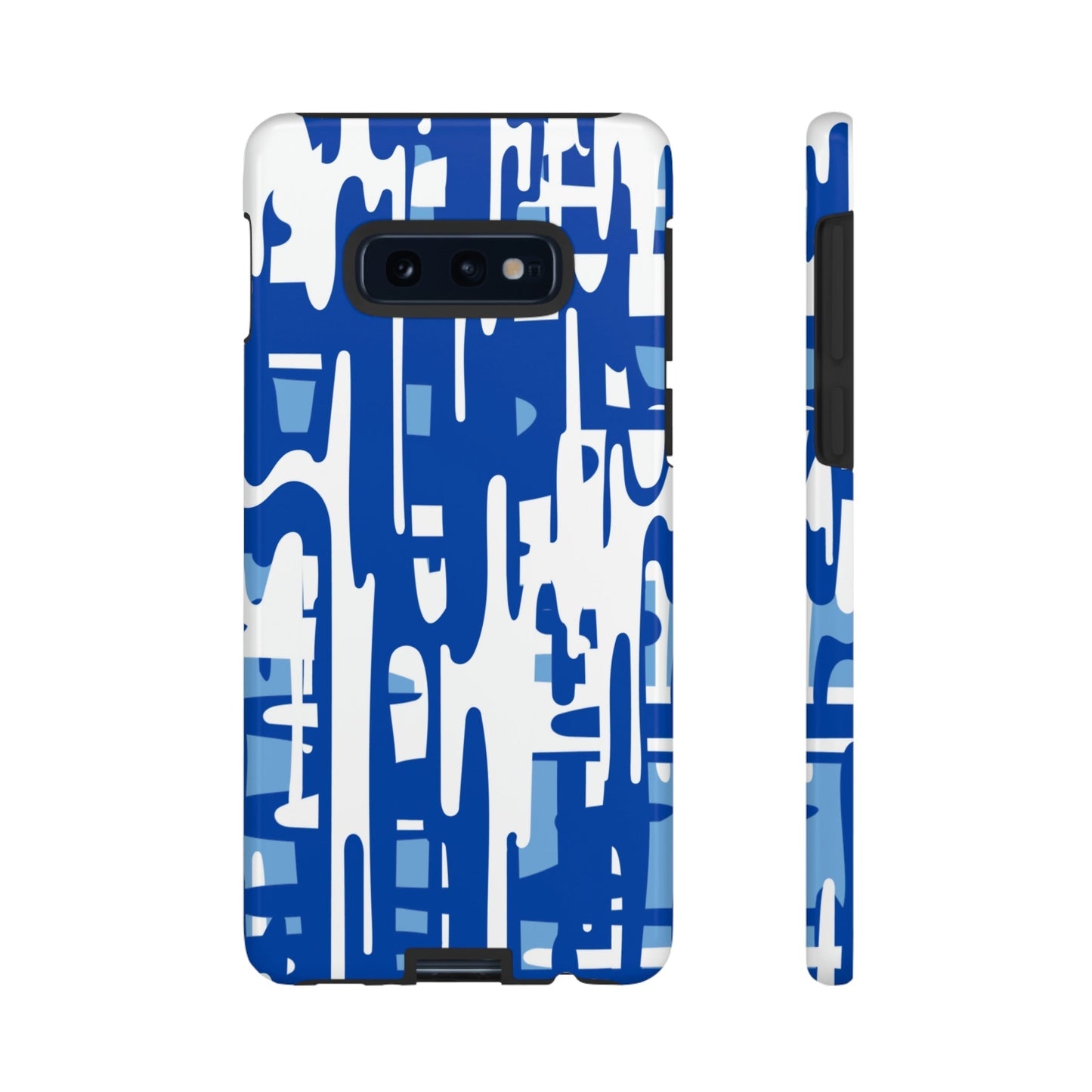 Phone Case-BLUE PAINTS | Tough-Samsung Galaxy S10E-Glossy-PhoneCaseBoss-Phone-Best-Phone-Cases