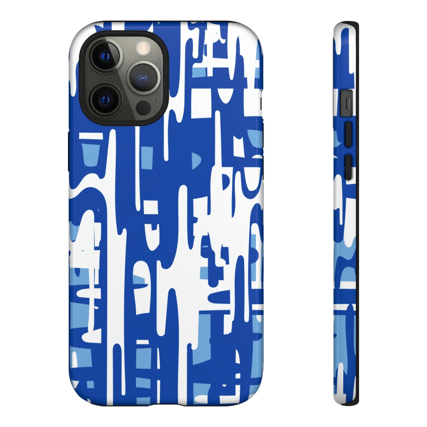 Phone Case-BLUE PAINTS | Tough-iPhone 12 Pro Max-Glossy-PhoneCaseBoss-Phone-Best-Phone-Cases