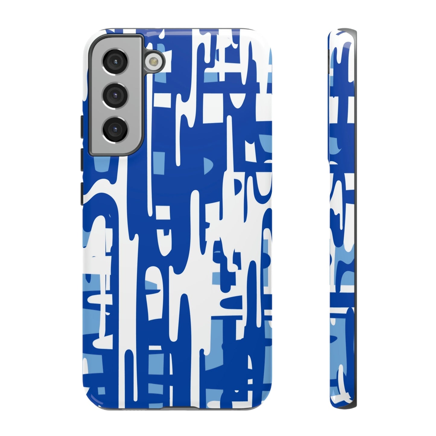 Phone Case-BLUE PAINTS | Tough-Samsung Galaxy S22 Plus-Glossy-PhoneCaseBoss-Phone-Best-Phone-Cases