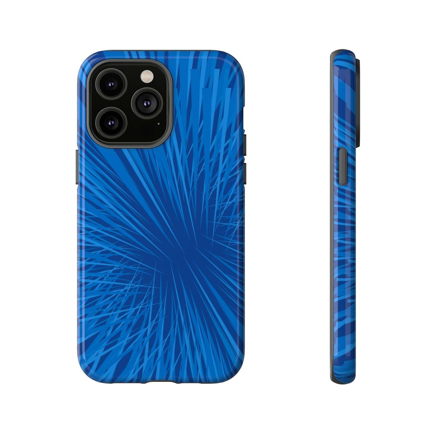 Phone Case-BLUE SHATTER | Tough-iPhone 14 Pro Max-Glossy-PhoneCaseBoss-Phone-Best-Phone-Cases