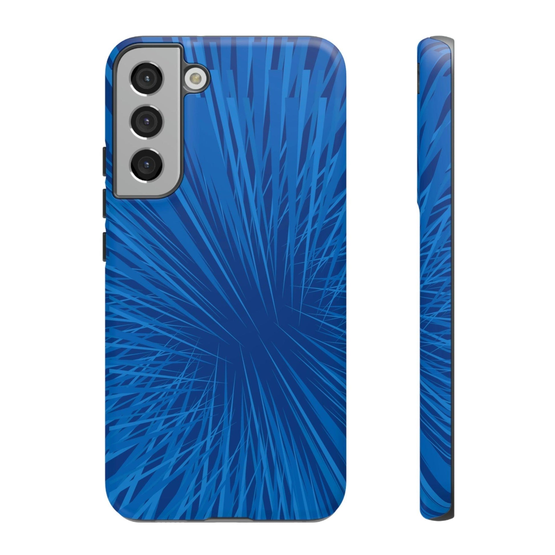 Phone Case-BLUE SHATTER | Tough-Samsung Galaxy S22 Plus-Matte-PhoneCaseBoss-Phone-Best-Phone-Cases