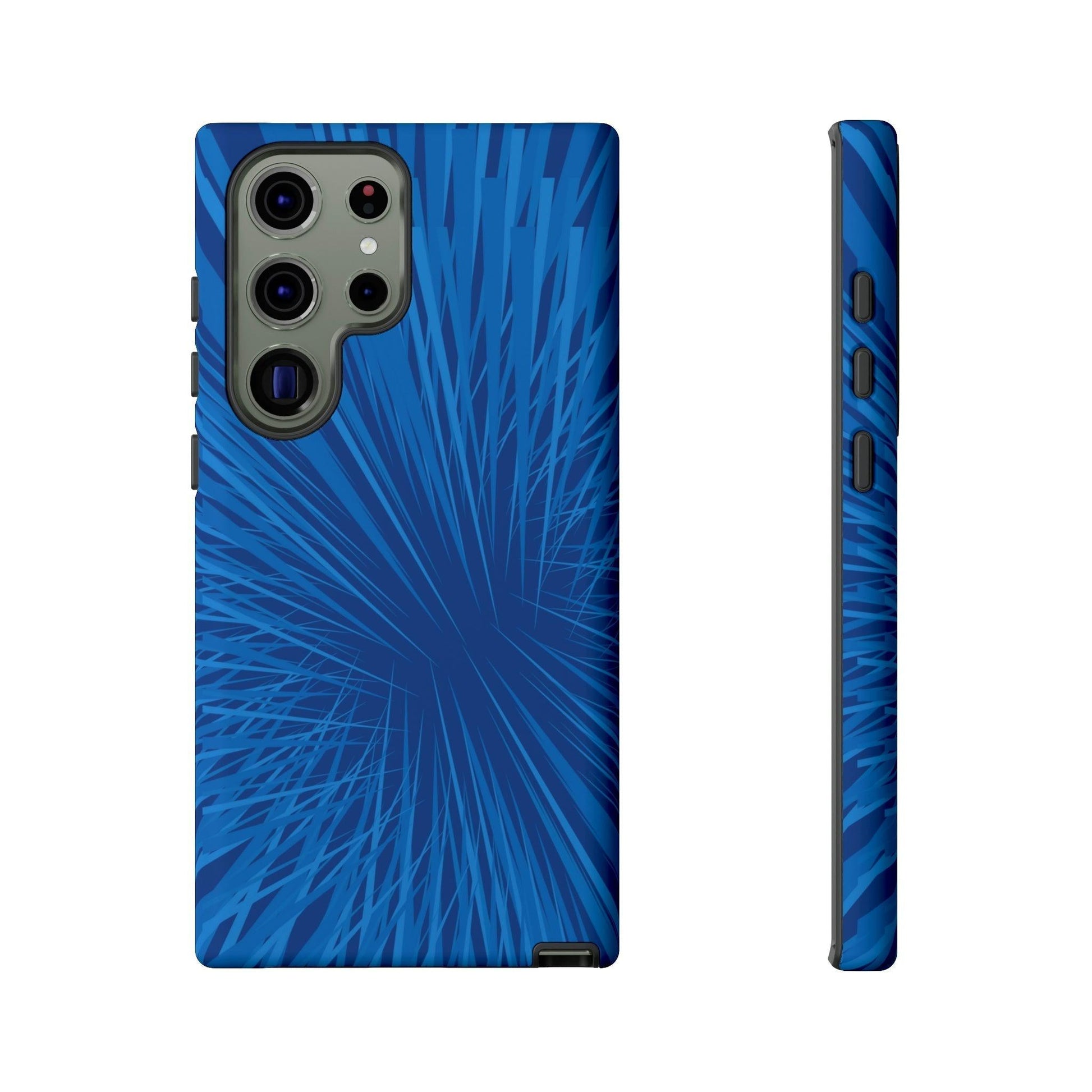 Phone Case-BLUE SHATTER | Tough-Samsung Galaxy S23 Ultra-Matte-PhoneCaseBoss-Phone-Best-Phone-Cases