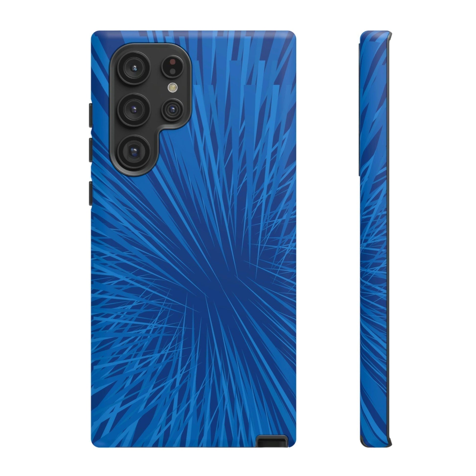 Phone Case-BLUE SHATTER | Tough-Samsung Galaxy S22 Ultra-Matte-PhoneCaseBoss-Phone-Best-Phone-Cases