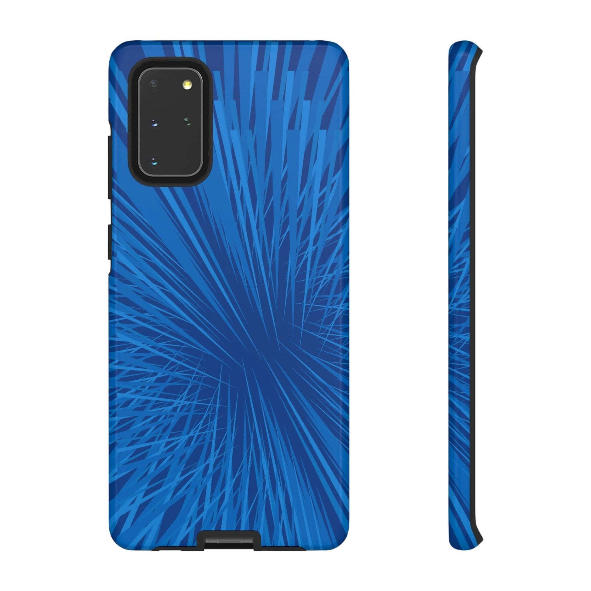 Phone Case-BLUE SHATTER | Tough-Samsung Galaxy S20+-Glossy-PhoneCaseBoss-Phone-Best-Phone-Cases