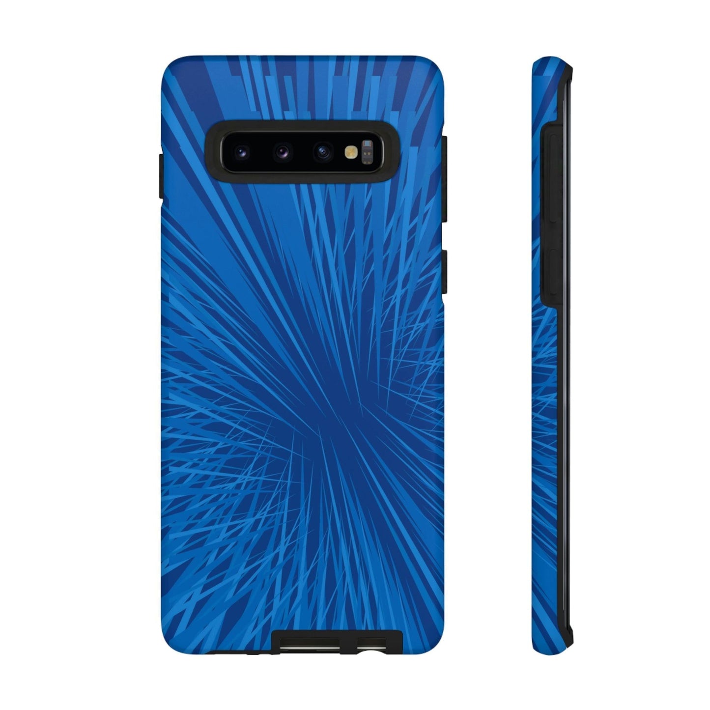 Phone Case-BLUE SHATTER | Tough-Samsung Galaxy S10-Matte-PhoneCaseBoss-Phone-Best-Phone-Cases