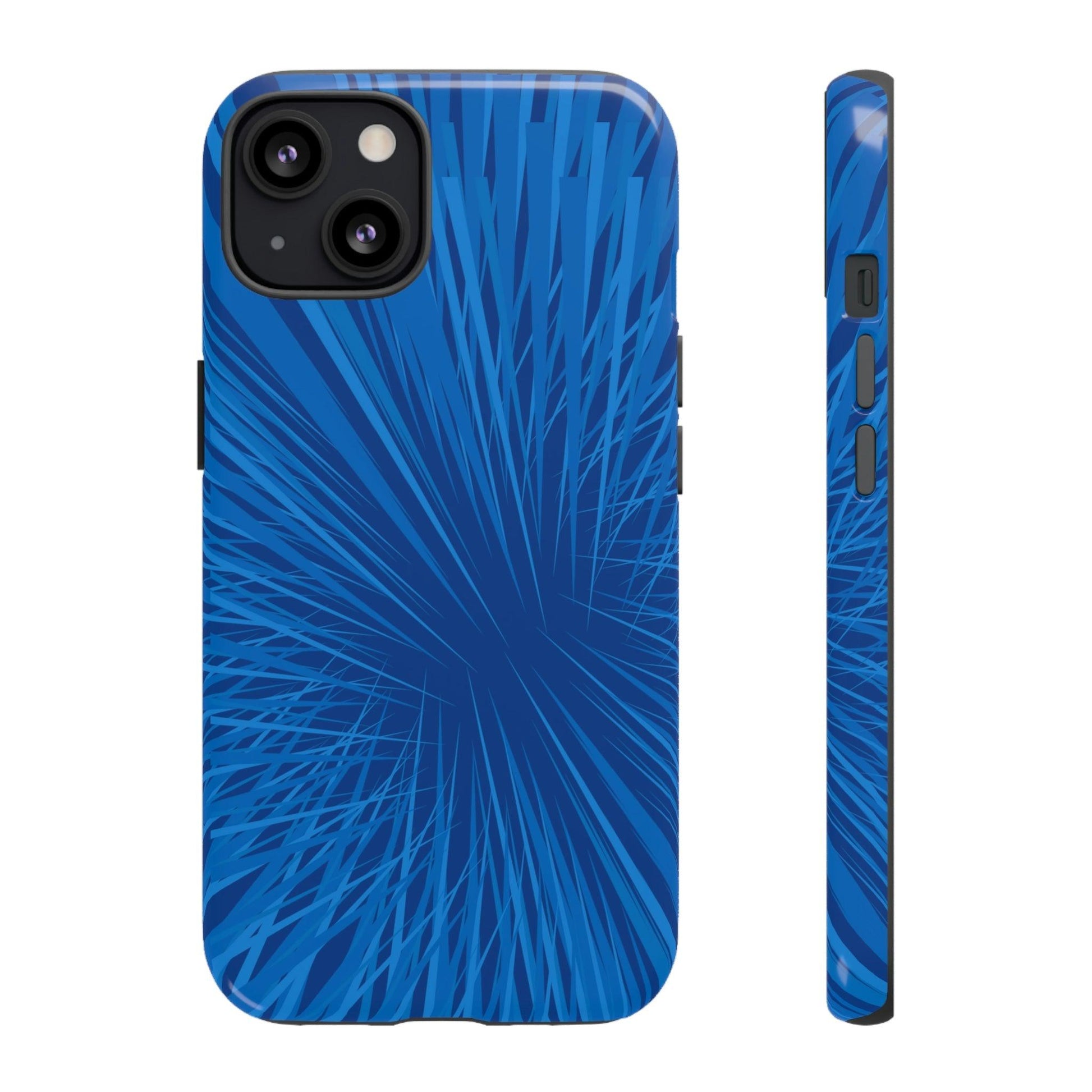 Phone Case-BLUE SHATTER | Tough-iPhone 13-Glossy-PhoneCaseBoss-Phone-Best-Phone-Cases