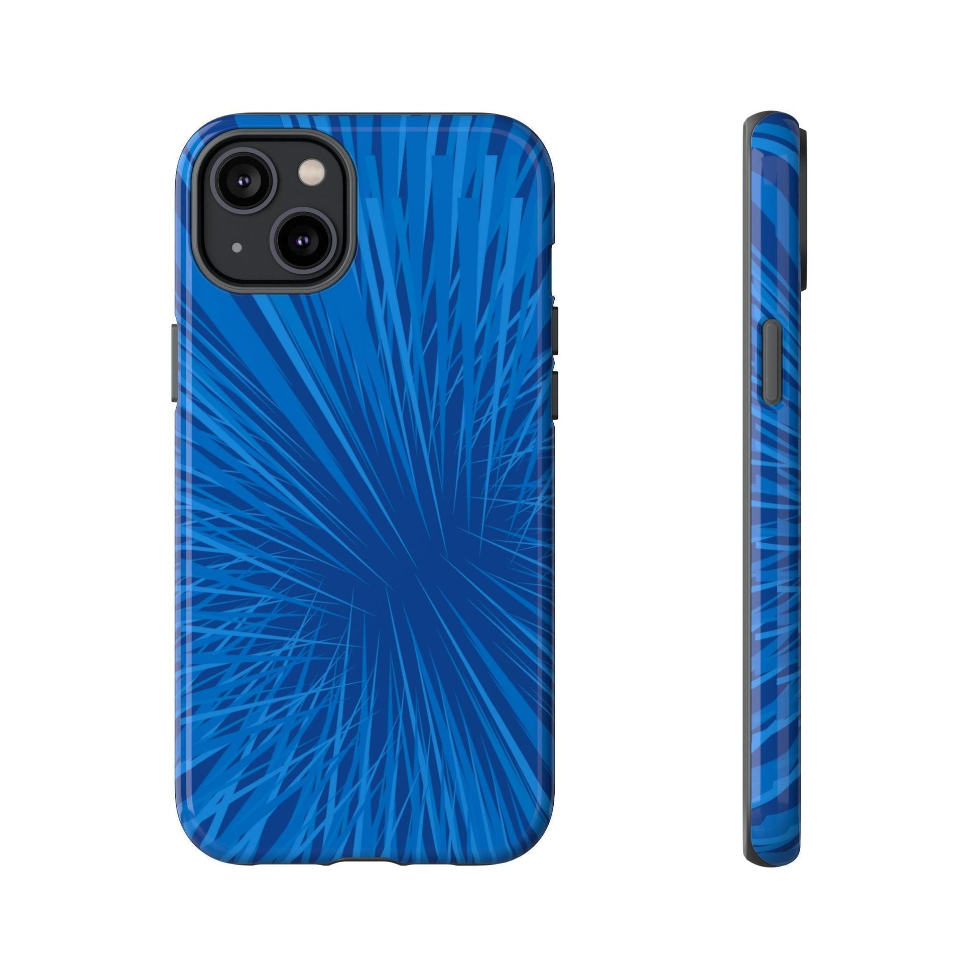 Phone Case-BLUE SHATTER | Tough-iPhone 14 Plus-Glossy-PhoneCaseBoss-Phone-Best-Phone-Cases