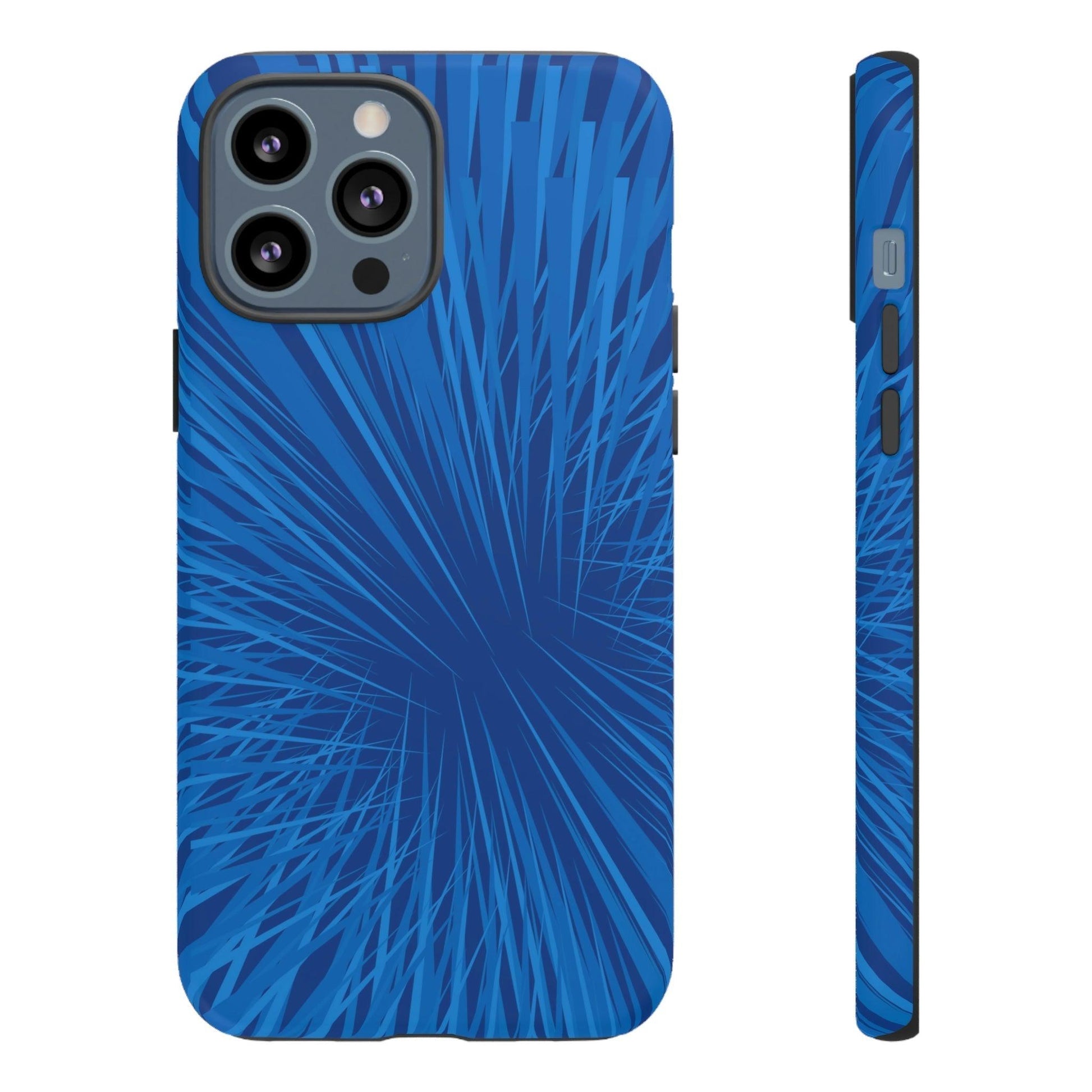 Phone Case-BLUE SHATTER | Tough-iPhone 13 Pro Max-Matte-PhoneCaseBoss-Phone-Best-Phone-Cases