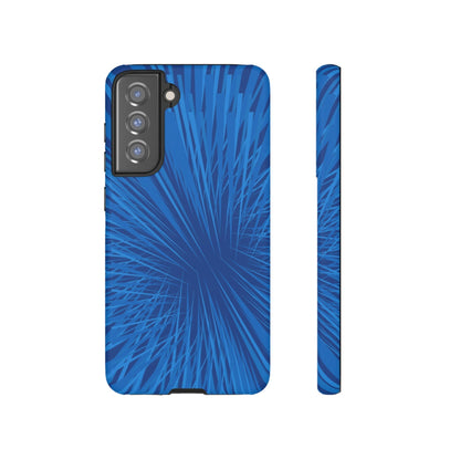 Phone Case-BLUE SHATTER | Tough-Samsung Galaxy S21 FE-Matte-PhoneCaseBoss-Phone-Best-Phone-Cases