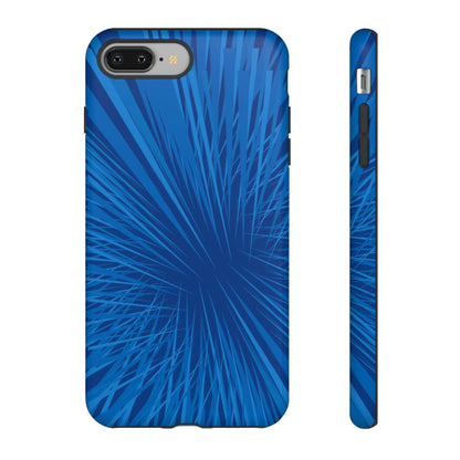 Phone Case-BLUE SHATTER | Tough-iPhone 8 Plus-Matte-PhoneCaseBoss-Phone-Best-Phone-Cases