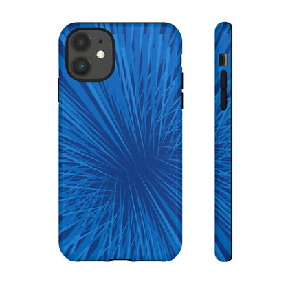 Phone Case-BLUE SHATTER | Tough-iPhone 11-Glossy-PhoneCaseBoss-Phone-Best-Phone-Cases